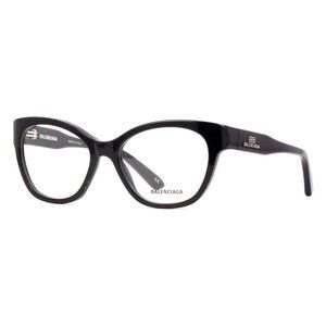 New Authentic  BALENCIAGA Black Cat Eye BB0213O 001 Glasses Women